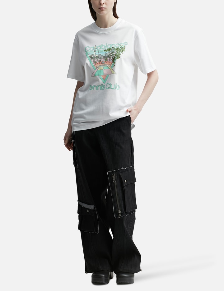 テニス クラブ パステル プリント Tシャツ Placeholder Image