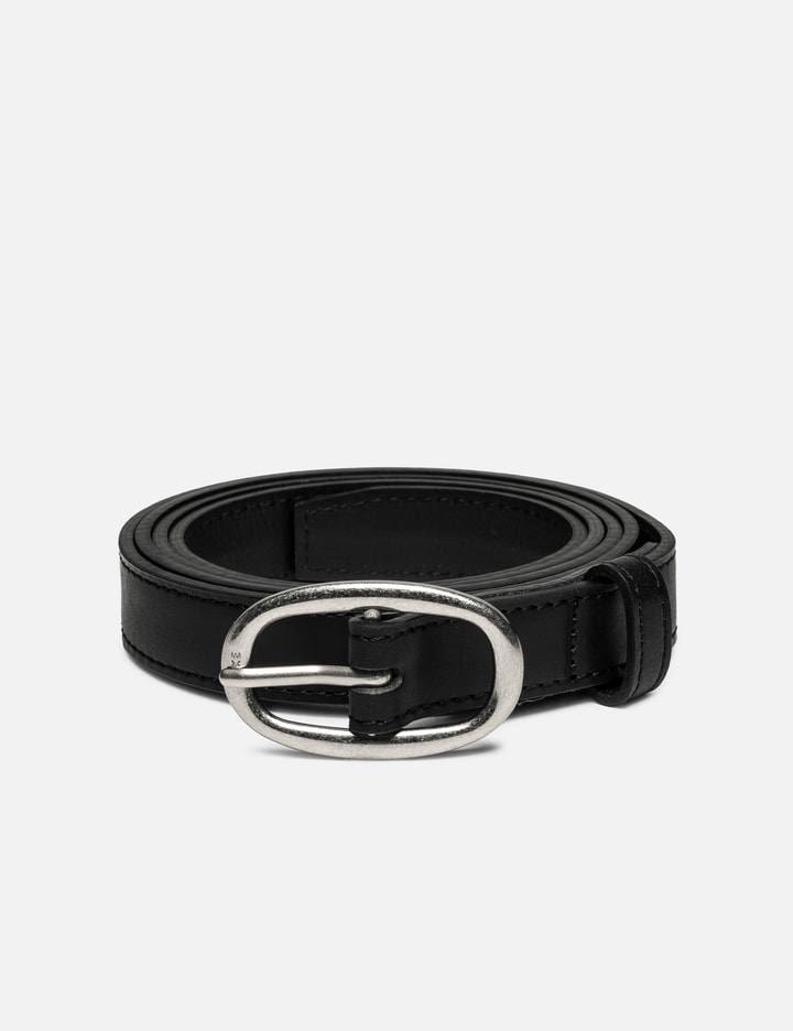 Yoke Oval Leather Belt