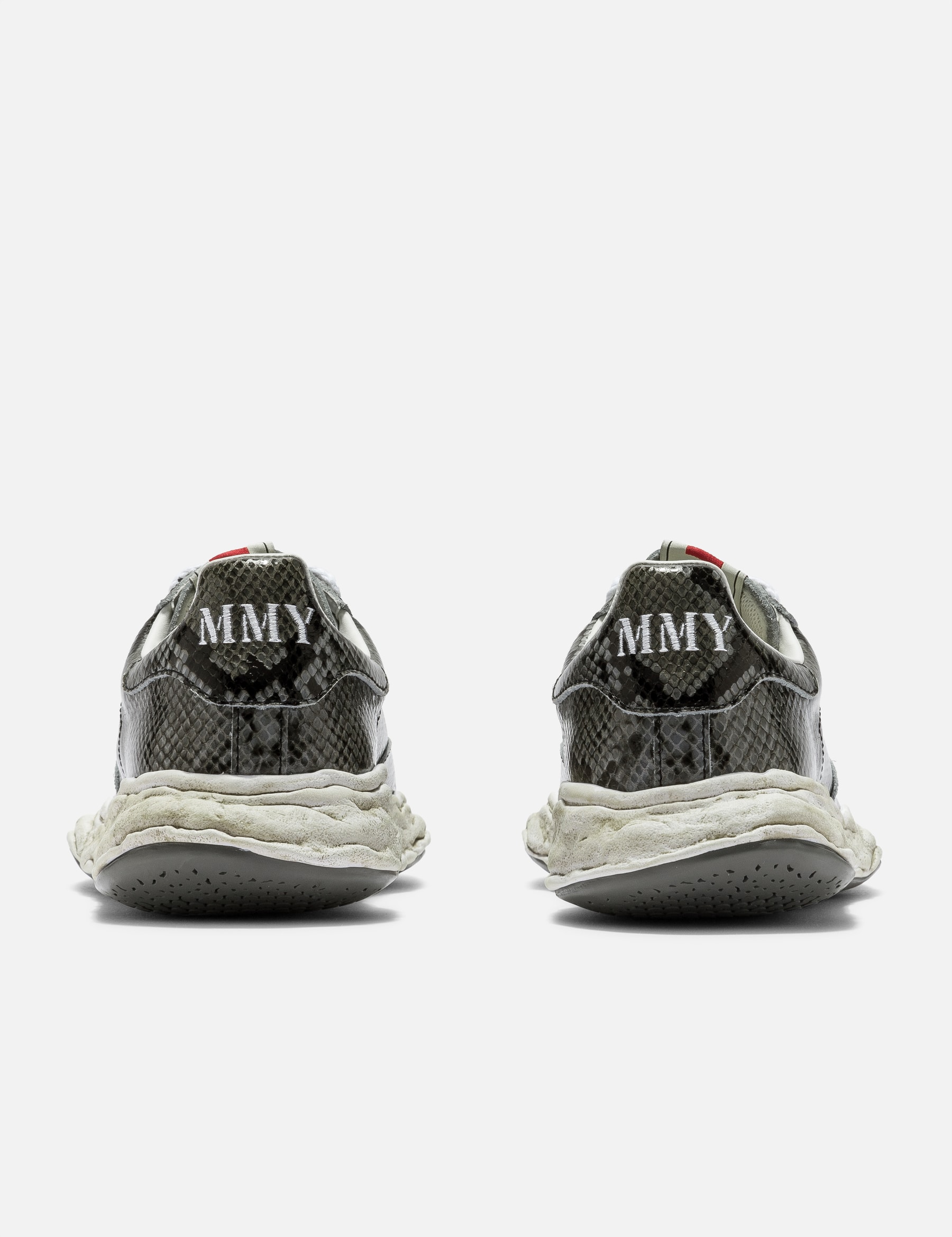 "CHARLES" OG Sole Python Printed Leather Low-Top Sneaker view 15