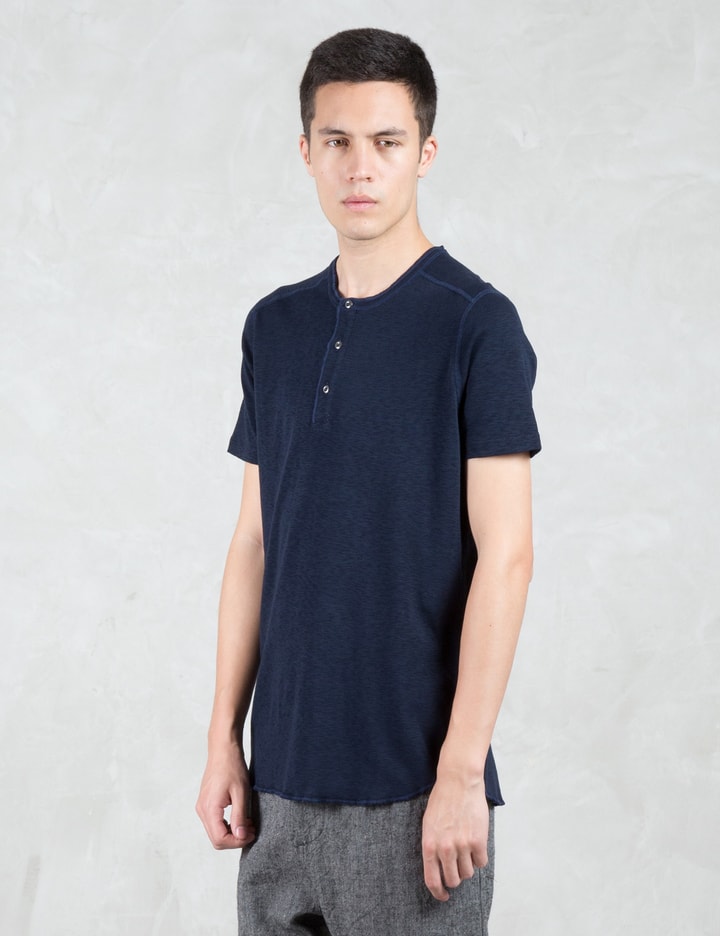 1 X 1 Slub Rib S/S Henley T-Shirt Placeholder Image