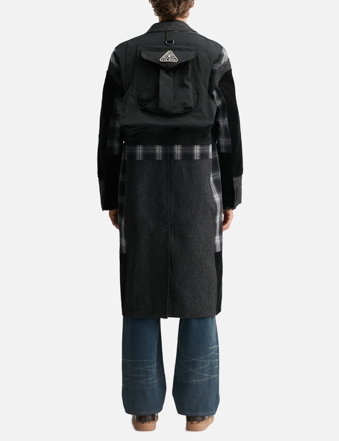 X Filson Patchwork Long Coat view 14