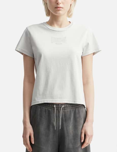 T By Alexander Wang Logo Cropped T-shirt