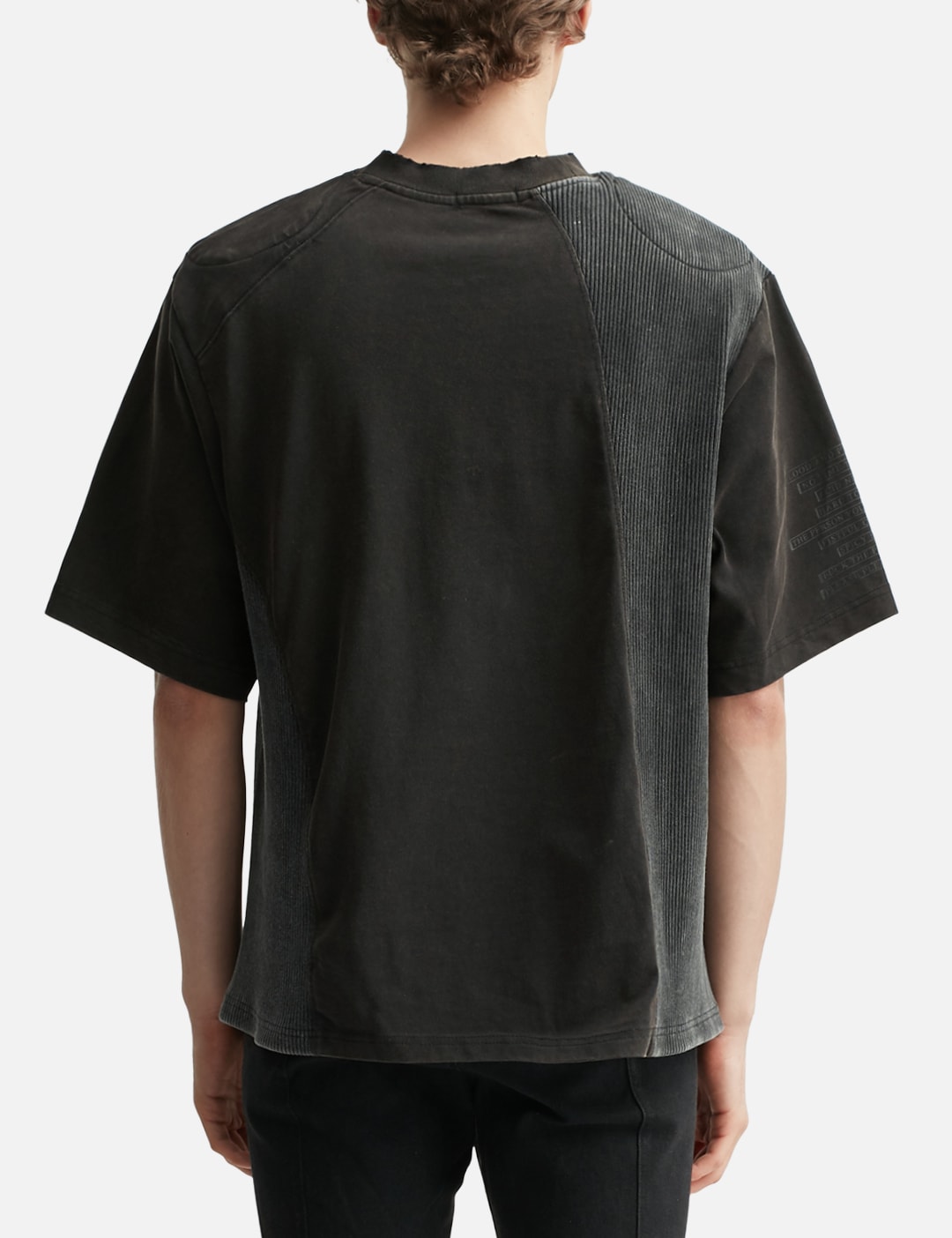 Paneled Padded Washed T-Shirt view 19