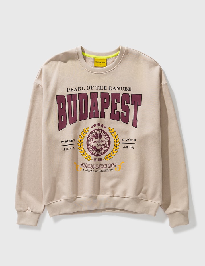 Conichiwa Bonjour World Wide Sweatshirt