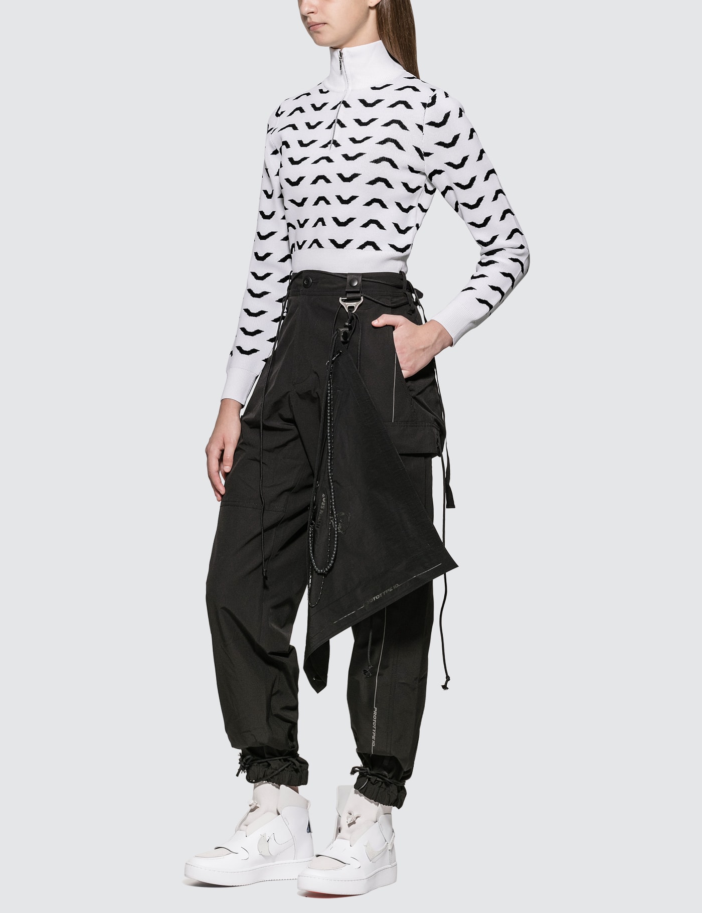 Cropped Half-Zip Jumper view 16