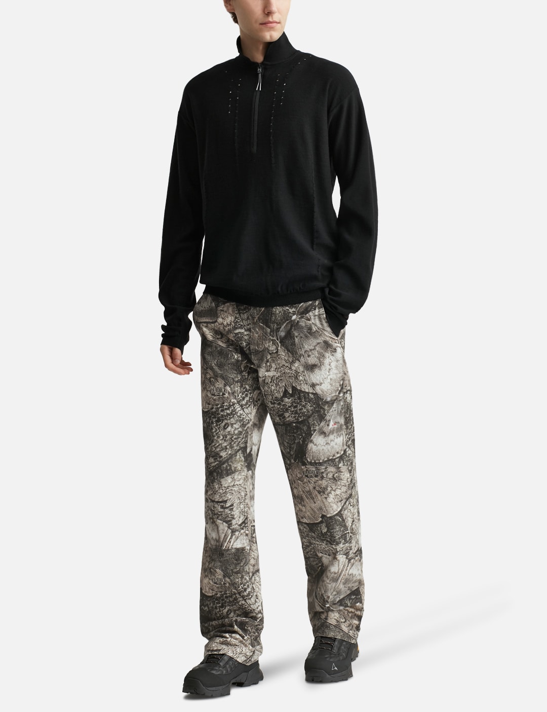 Fomes Moth Print Double Knee Pant view 20