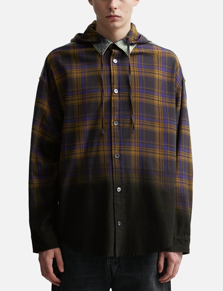 Hooded Button-up Shirt Placeholder Image