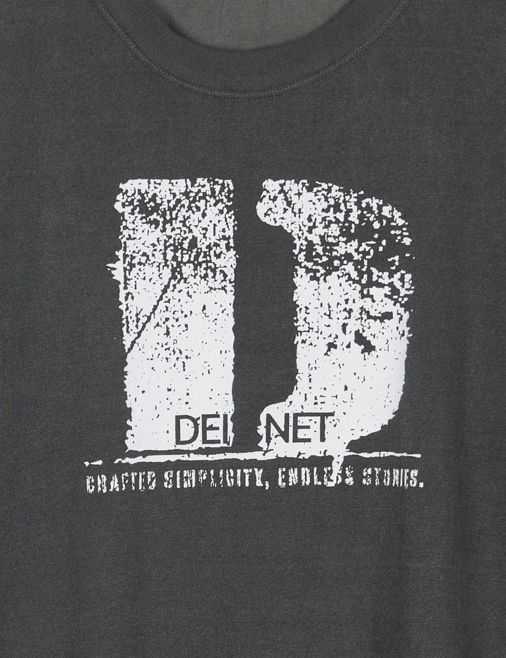 Deinet D Accent Crack Logo T-shirts In Gray