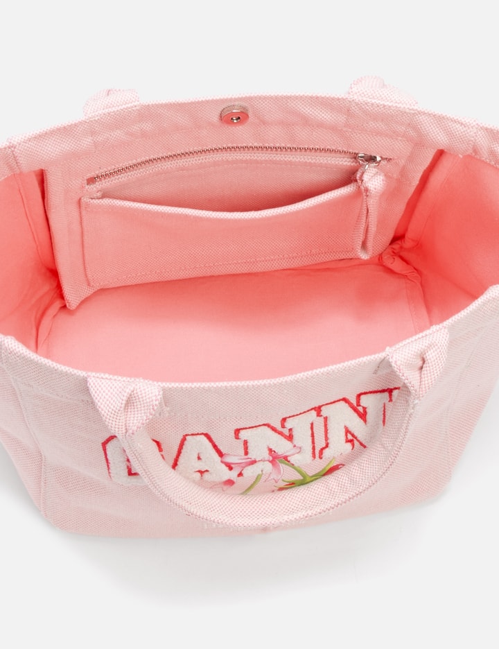 Ganni Small Easy Shopper Raspberry Print