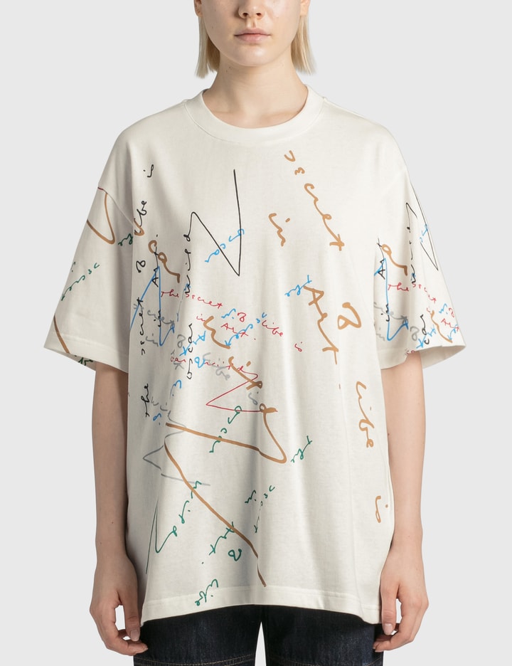 Oscar Wilde プリント オーバーサイズ Tシャツ Placeholder Image