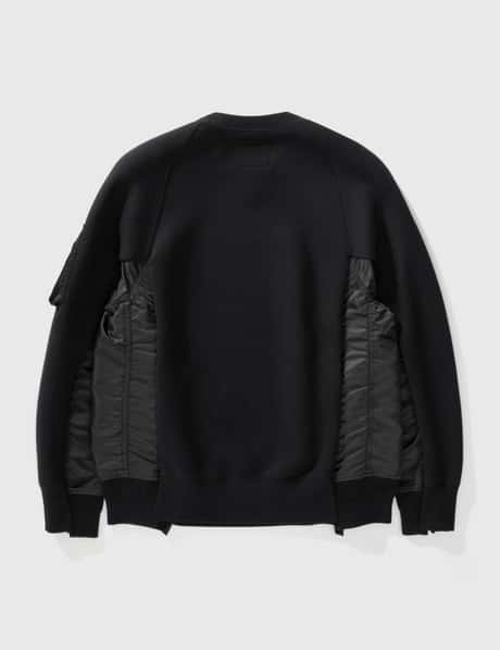 Sacai - スポンジスウェット MA-1 プルオーバー | HBX