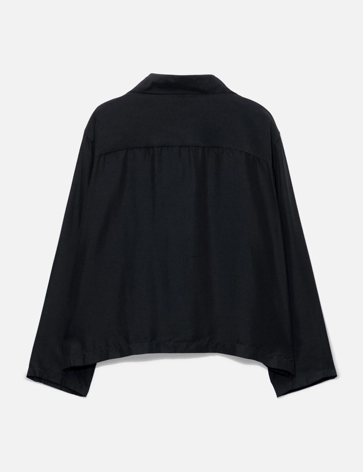 Shop Loewe Linen Shirt In Black