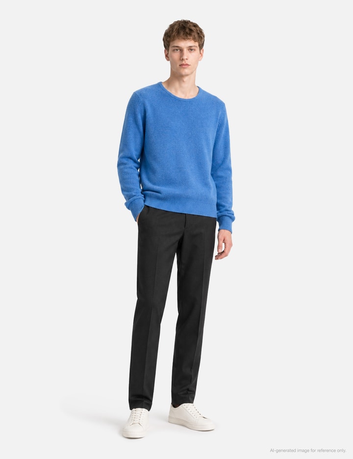 Moondal Basic Round Knit In Blue
