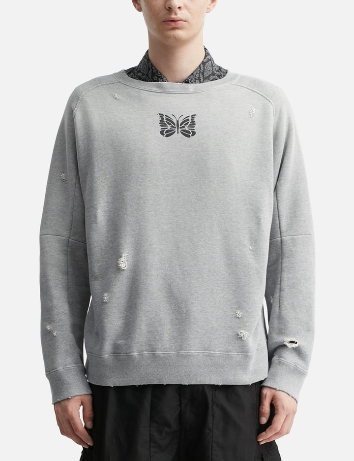 Needles Deconstructed Sweatshirt In Gray