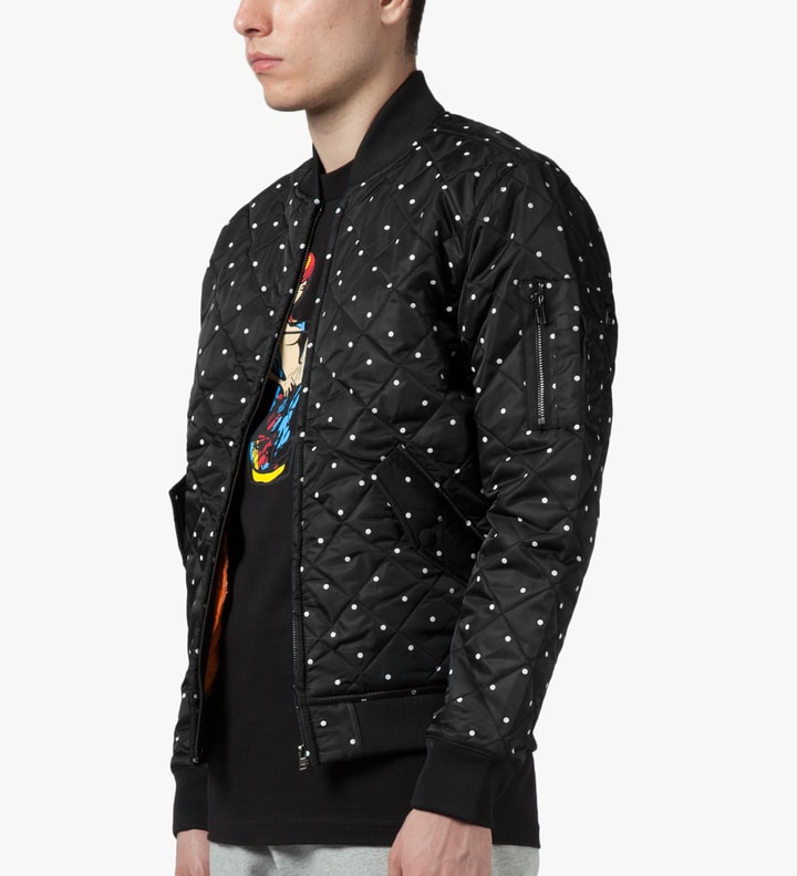 Black Dots Bomber Jacket Placeholder Image