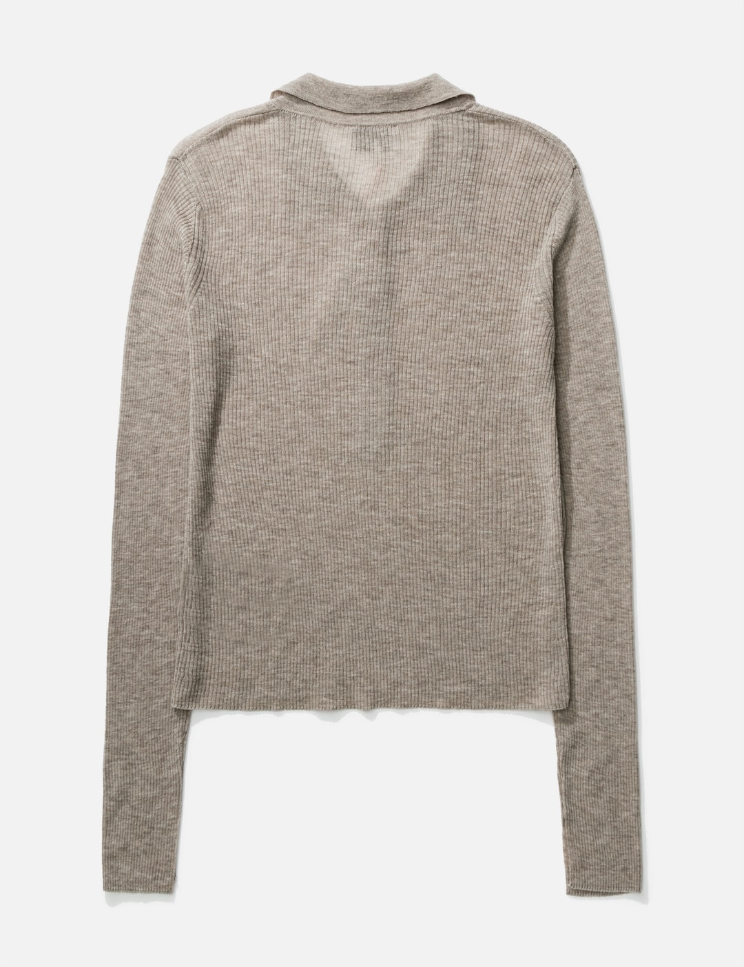 Polo Shirt In Sheer Wool view 9
