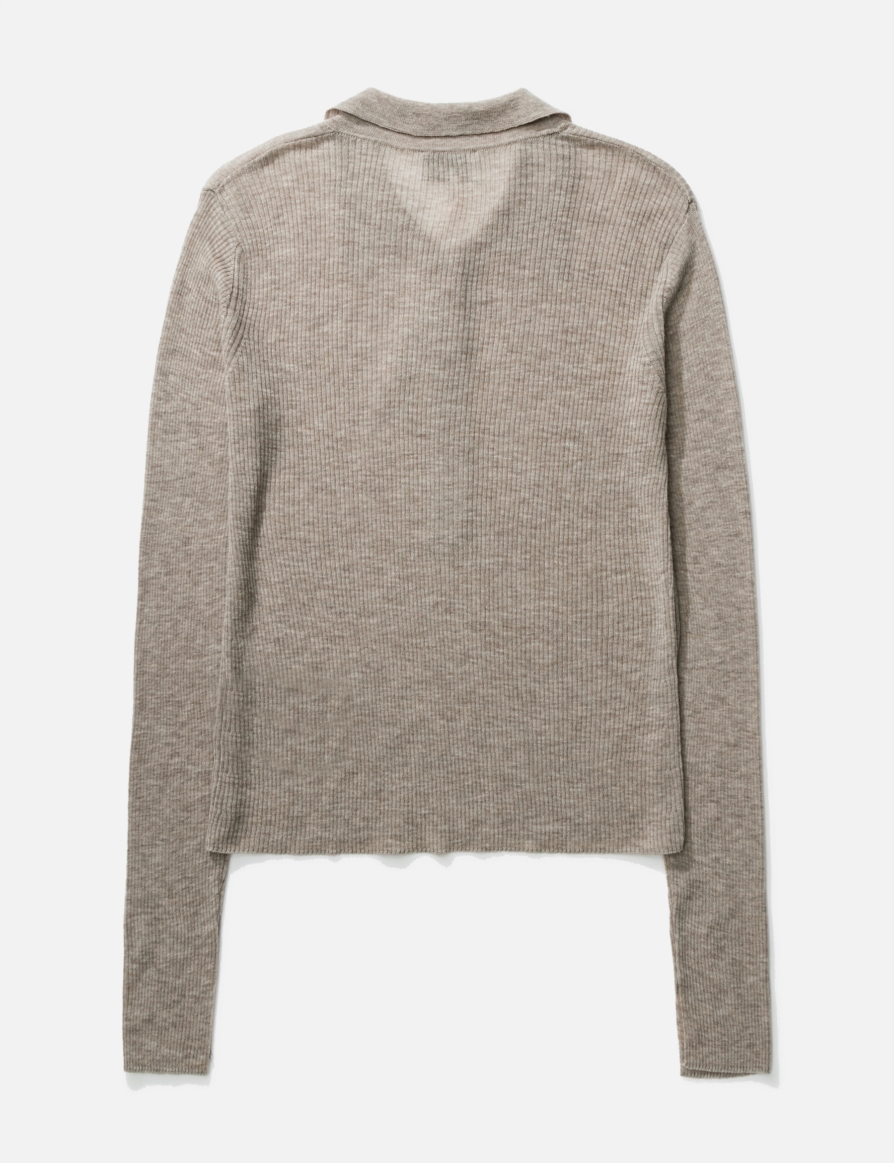 Polo Shirt In Sheer Wool view 17