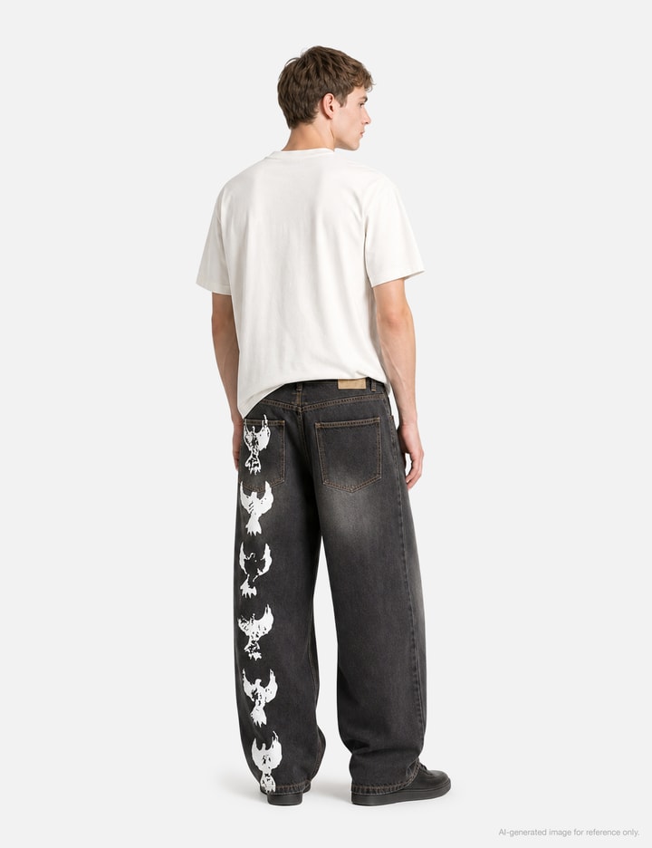 KidSuper Dove Printed Barrel Pant