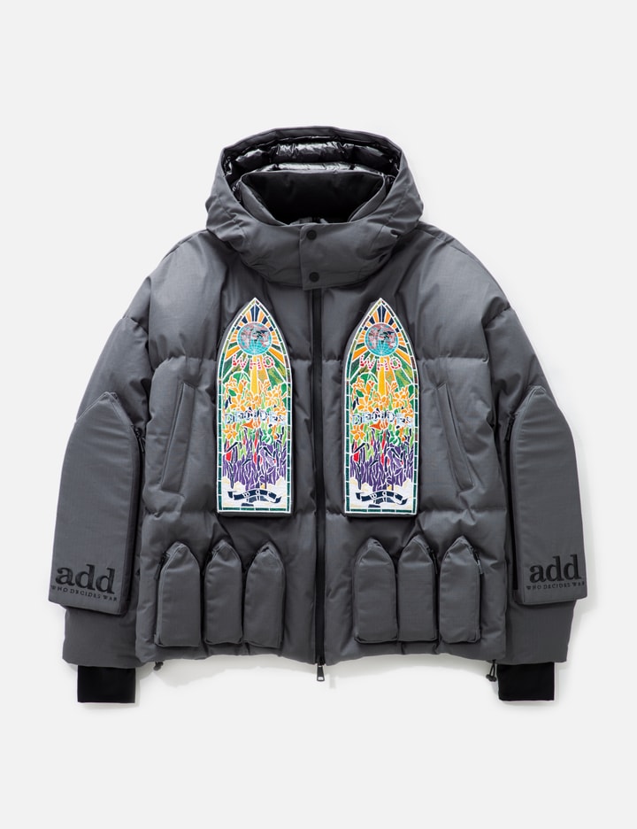 Who Decides War x Add Down Bomber With Detachable Hood Placeholder Image