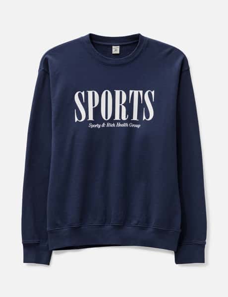 Sporty & Rich スポーツ クールネック スウェットシャツ