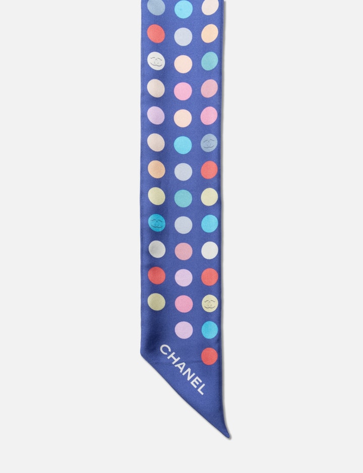 Pastel Polka Dots Silk Scarf Placeholder Image