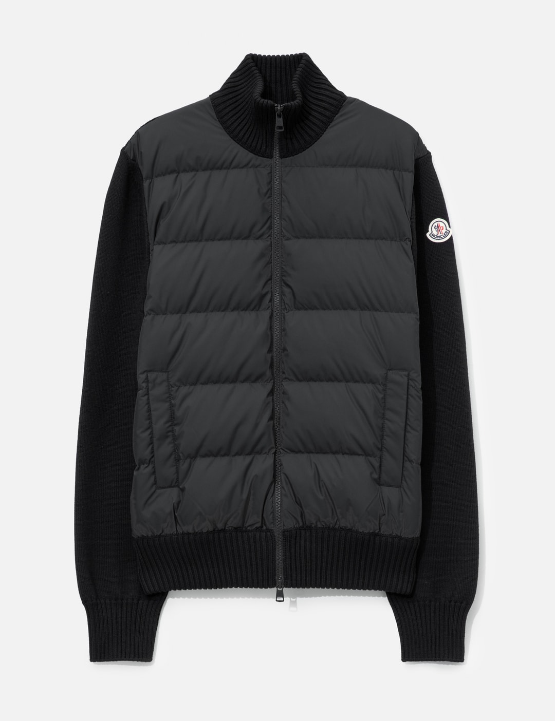 Padded Wool Zip-Up Cardigan view 7