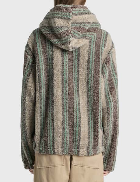 Stüssy - Stripe Sherpa Hoodie | HBX - HYPEBEAST 為您搜羅全球潮流時尚品牌