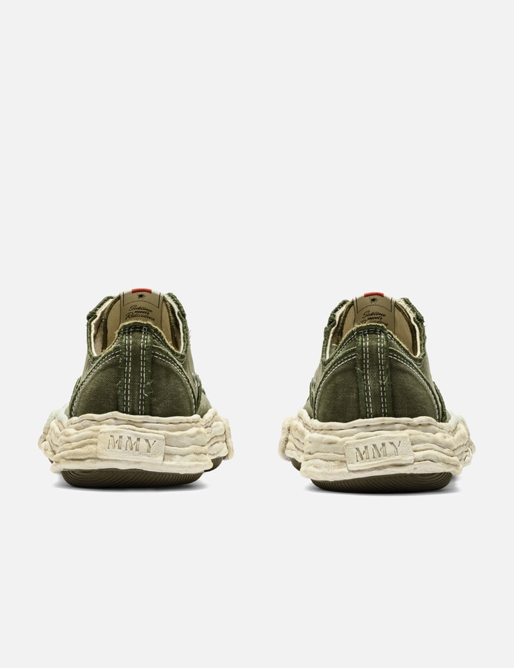 "PETERSON23" Original Sole Vintage Effect Embroidered Canvas Low-top Sneaker Placeholder Image