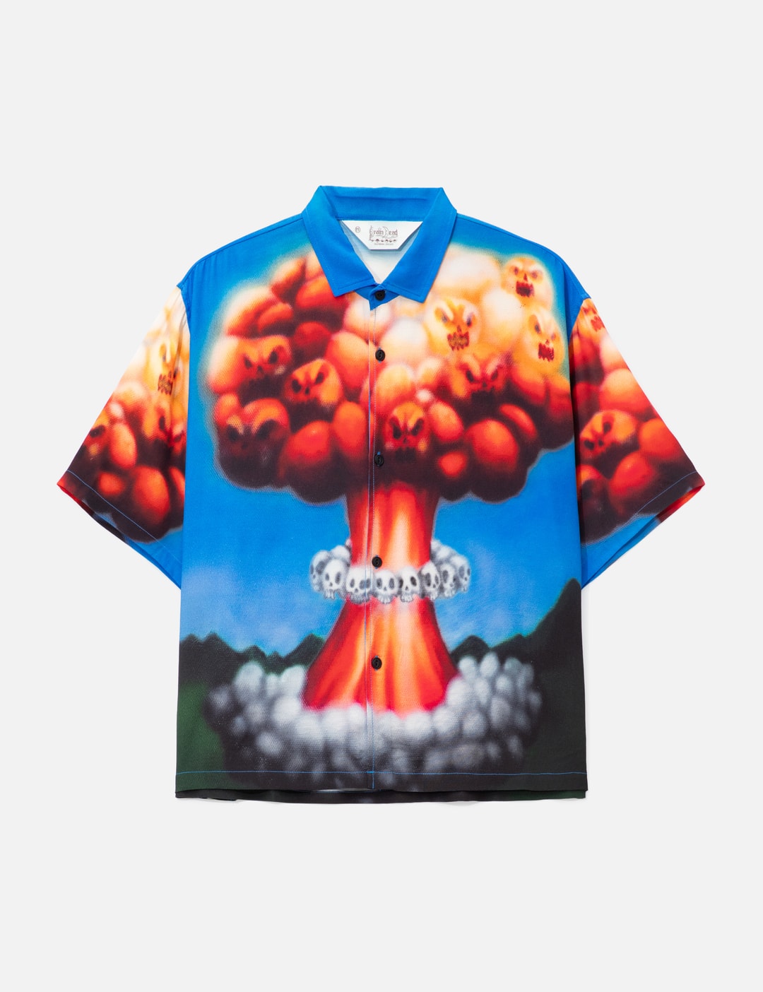 Explosion Short Sleeve Button Down Shirt view 7