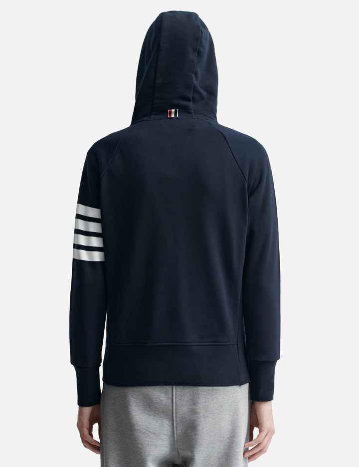 Thom Browne 4-Bar Zip-Up Hoodie
