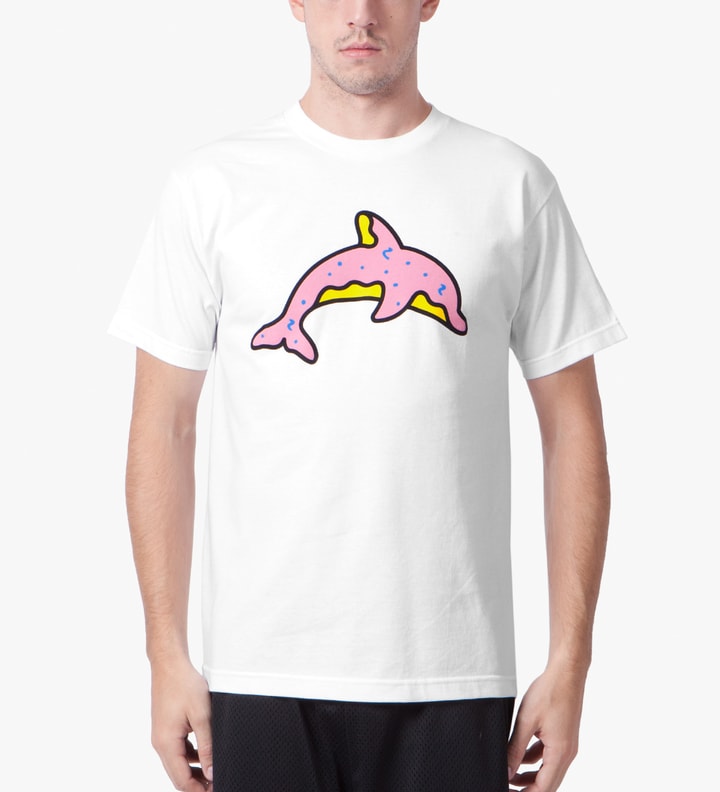 White Dolphin Donut T-Shirt Placeholder Image