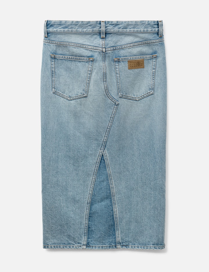 MM6 Maison Margiela Denim Midi Skirt
