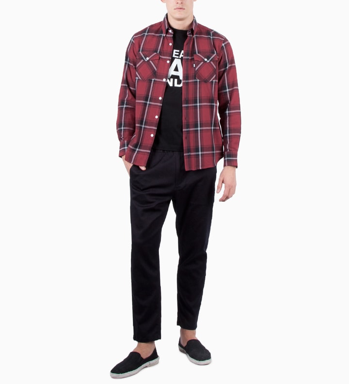Red Ombre Plaid Nel B.D Shirt Placeholder Image