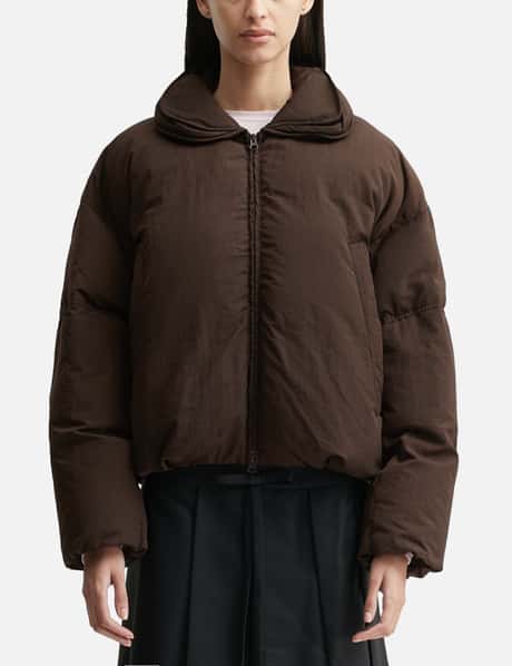 anggae Wired Collar Puffer
