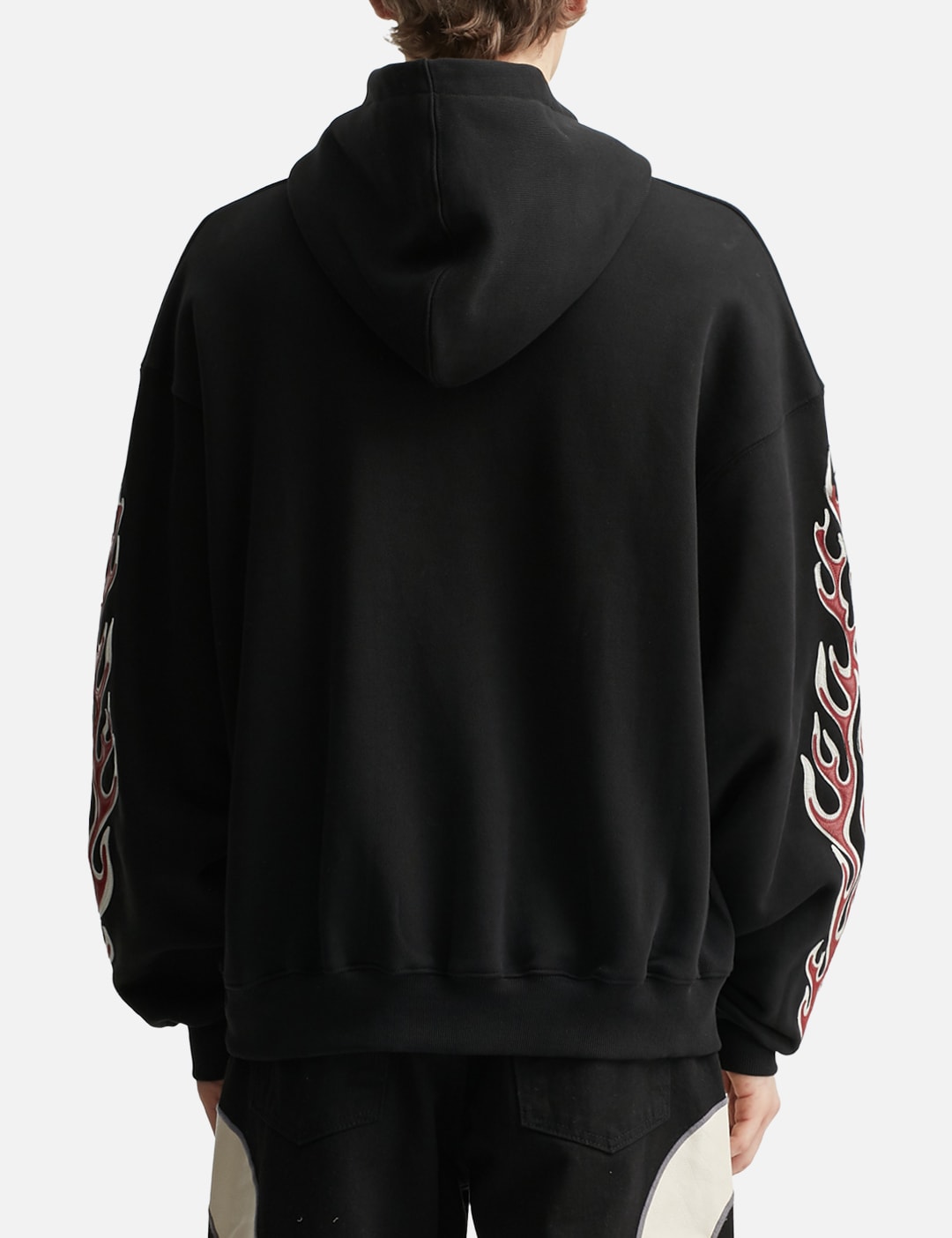 Leather Flame Hoodie view 14