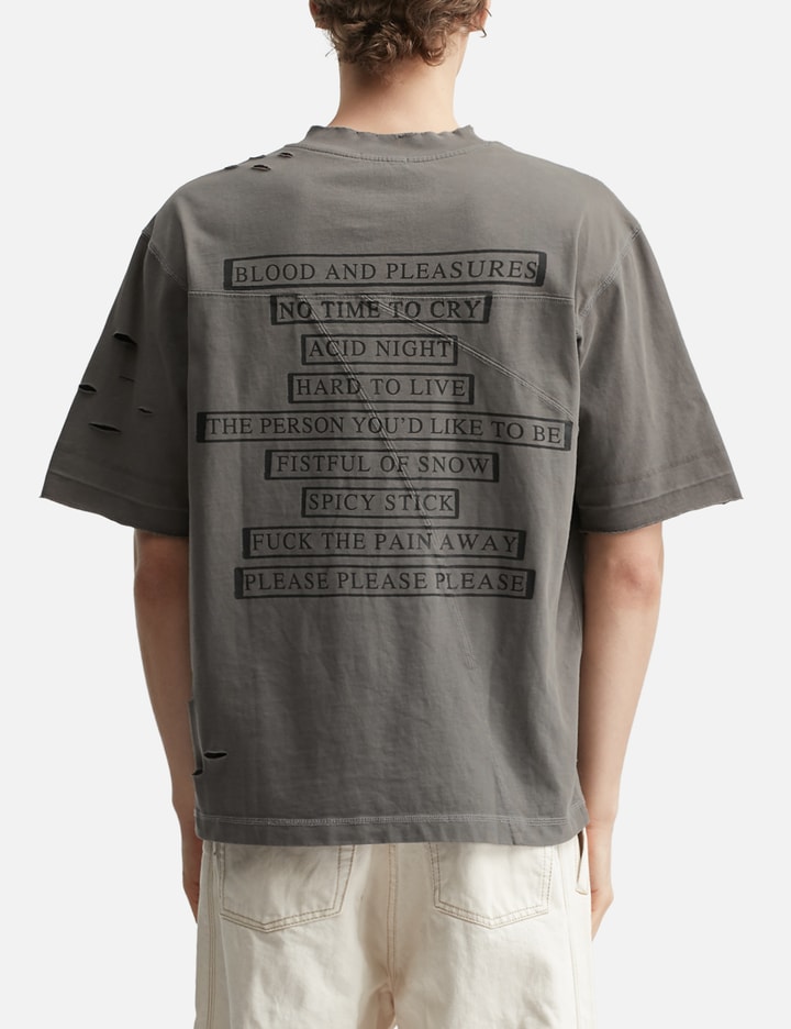 Naked Distressed Washed T-Shirt Placeholder Image