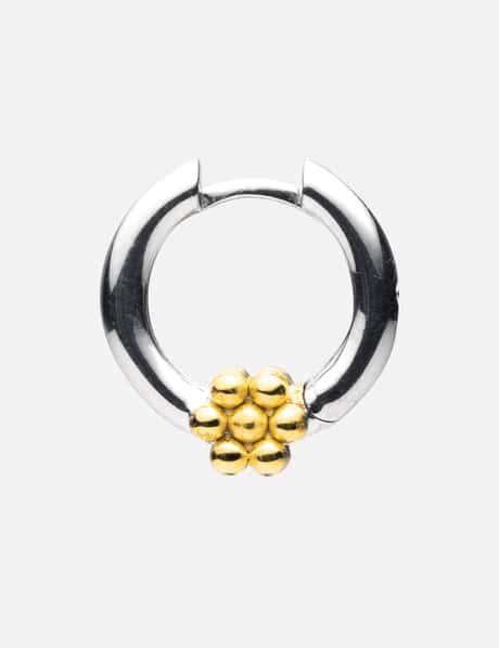 Beaded Flower Everyday Hoop view 8