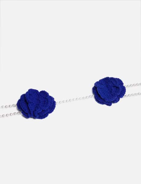 Crochet Pearl Bra Necklace view 7