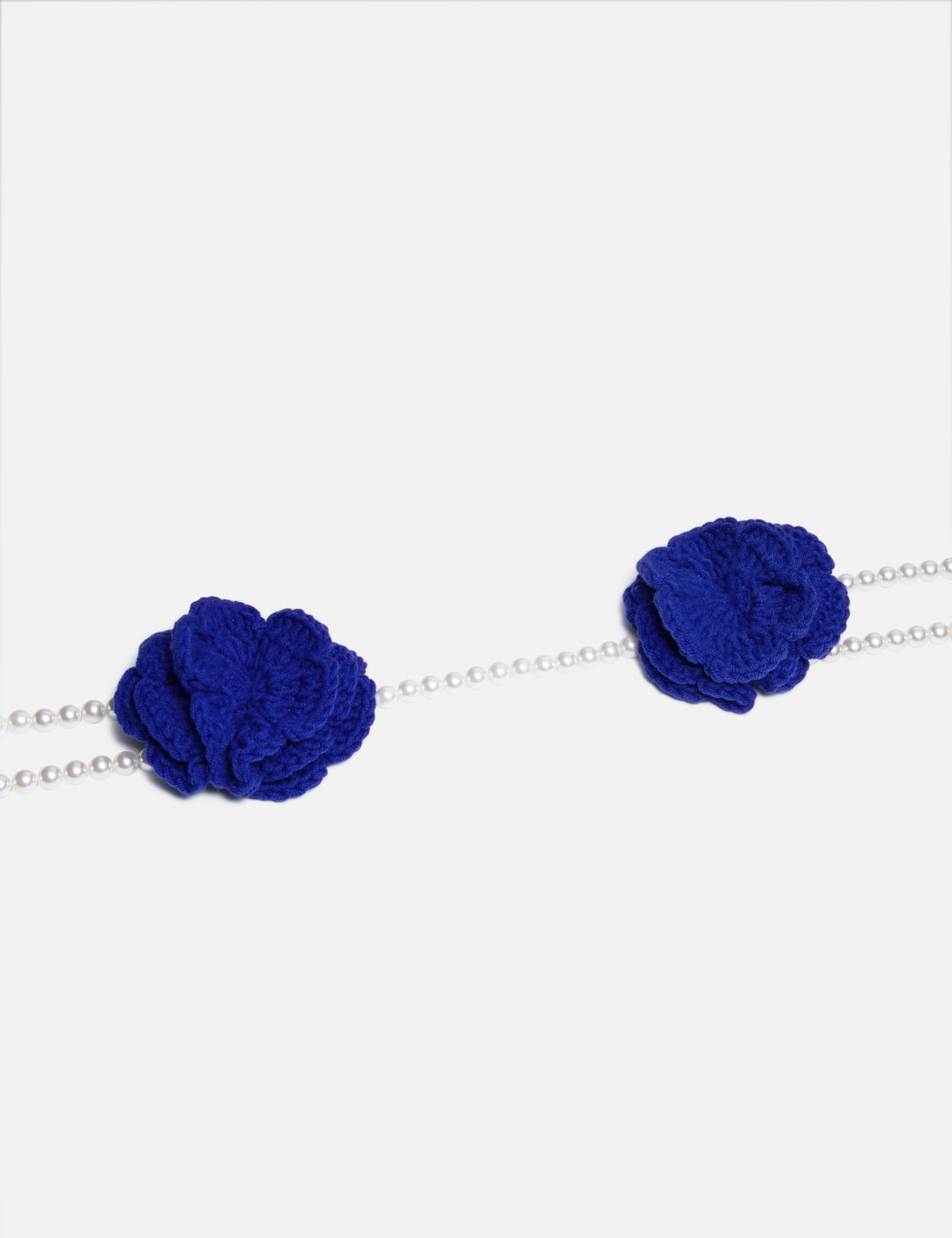 Crochet Pearl Bra Necklace view 8