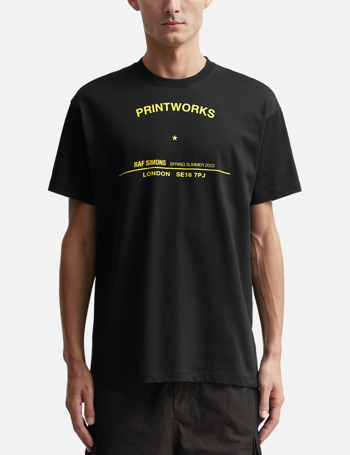 Modtager damper Selvrespekt Raf Simons - Printworks Tour T-shirt | HBX - Globally Curated Fashion and  Lifestyle by Hypebeast