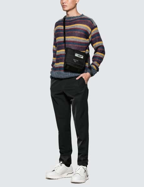 Prada - Stripe Mohair Knit Sweater | HBX - Globally Curated  