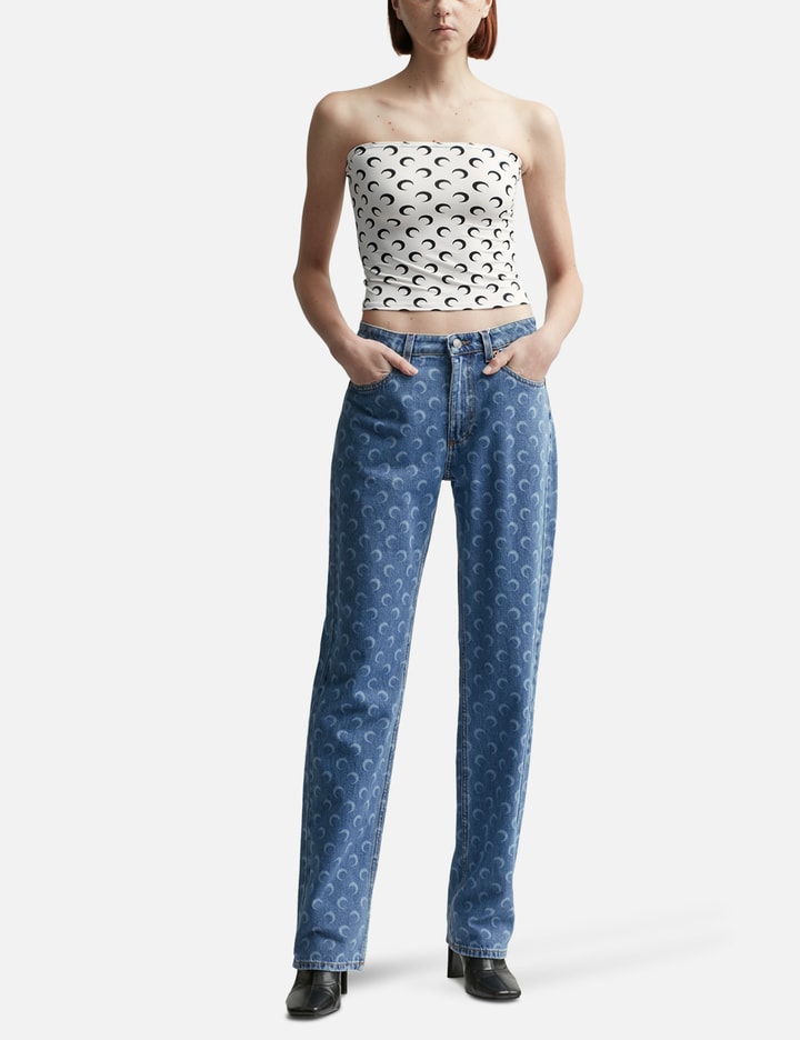 Moon Laser Denim Jeans Placeholder Image