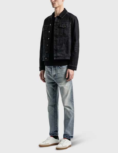 Saint Laurent - Lightly Coated Denim Jacket | HBX 