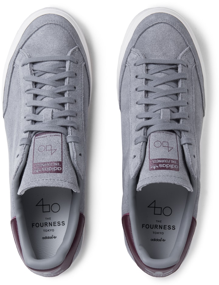 Adidas Originals X The Fourness Grey/grey/chalk White Rod Laver Vulc Placeholder Image