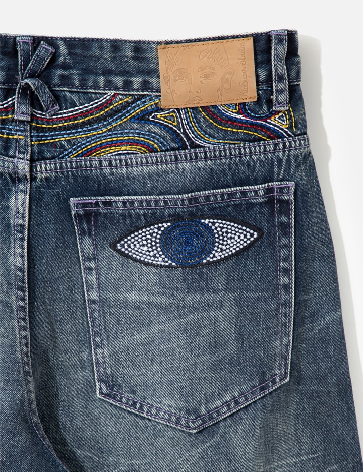 KidSuper Gemstone Eye Embroidery Jean