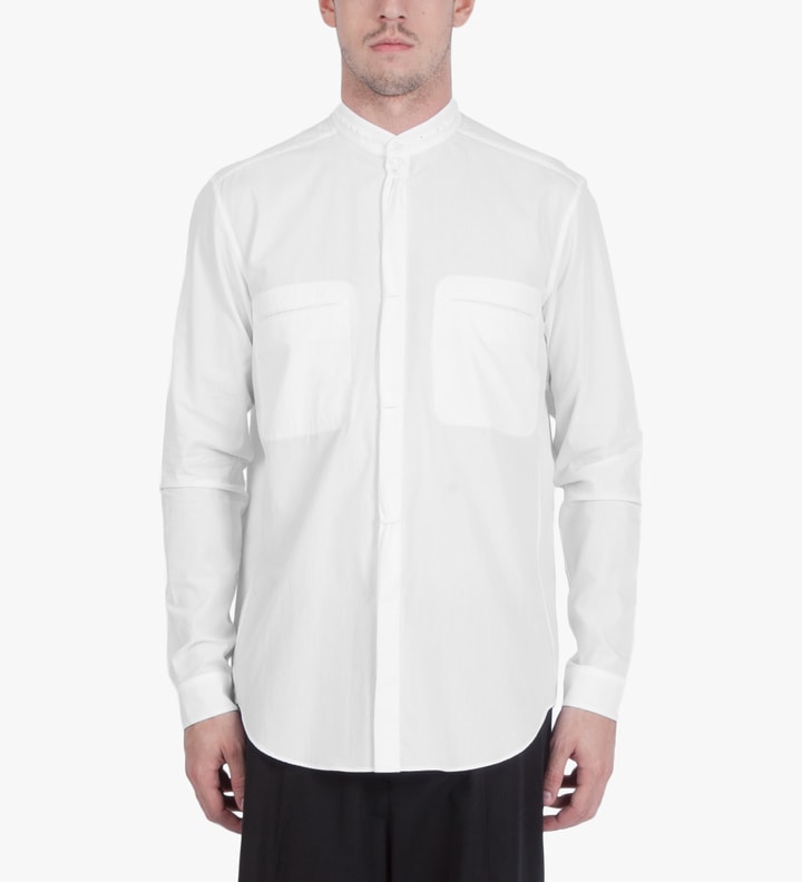 Optic White SABLE Stand Up Collar Shirt Placeholder Image