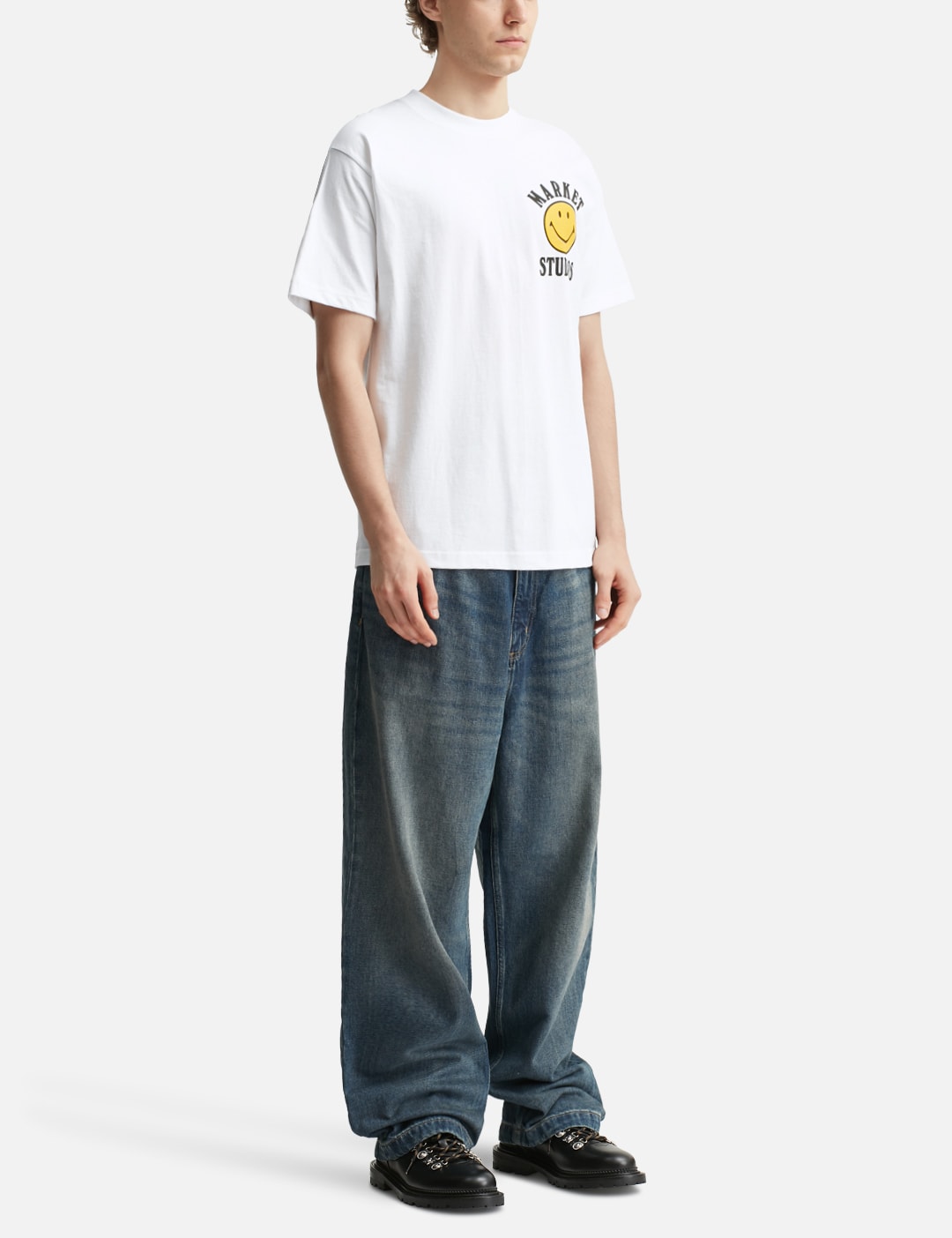 X Smiley Upside Down Lockup T-Shirt view 15