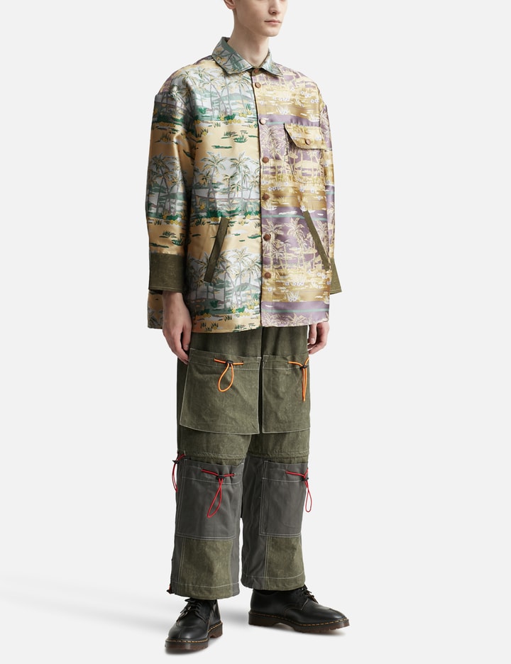 Unisex Contrasting Vintage Tropical Overshirt Placeholder Image