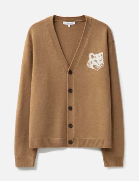 Maison Kitsuné Fox Head Intarsia Comfort Cardigan