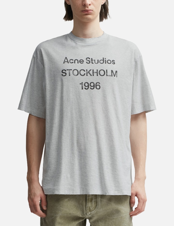 Shop Acne Studios Logo T-shirt In White
